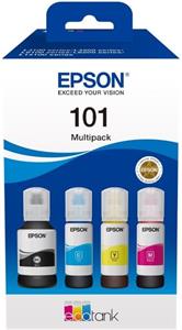 Epson originál ink C13T03V64A, 101, T03V64A, CMYK, Epson EcoTank L6160,L6170,L6190,L4150,L4160