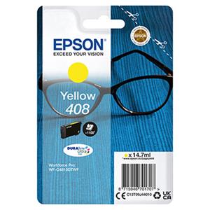 Epson originál ink C13T09J44010, T09J440, 408, yellow, 14.7ml, Epson WF-C4810DTWF
