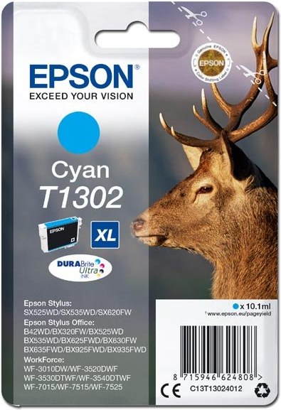 KAZETA EPSON T130 ink cyan Stylus SX525W