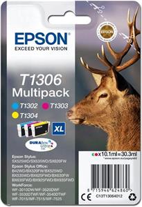 Epson originál ink C13T13064022, T1306, cyan/magenta/yellow, blister, 30,3ml, Epson Stylus Office BX320FW