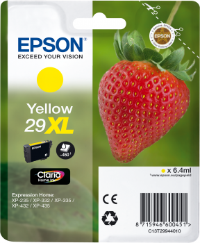 Epson originál ink C13T29944012, 29XL, yellow, 6,4ml