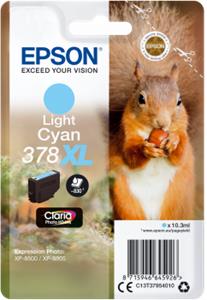Epson Singlepack Light Cyan 378 XL Claria