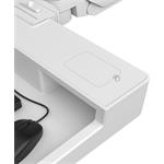 Ergotron CareFit™ Combo System bílý, nástěnný držák LCD, klávesnice+ myš