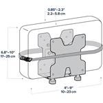 Ergotron držiak pre montáž mini PC, biely