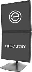 Ergotron DS100 Double Monitor vertikálny stojan pre 2 monitory, do 27", čierny