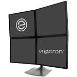 Ergotron DS100 Quad Monitor - stojan na 4 monitory, do 24", čierny