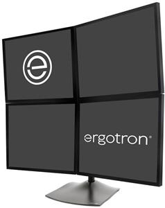 Ergotron DS100 Quad Monitor - stojan na 4 monitory, do 24", čierny