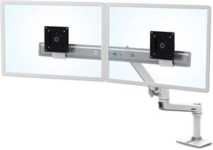 Ergotron LX Desk držiak na 2 monitory, do 25", biely