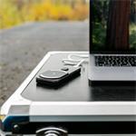 ERPOWER, Bezdrôtová tenká powerbanka, 5000 mAh, čierna