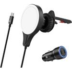 ERPOWER, Bundle Autonabíjačka 15W s MagSafe + 40W adaptér, čierny