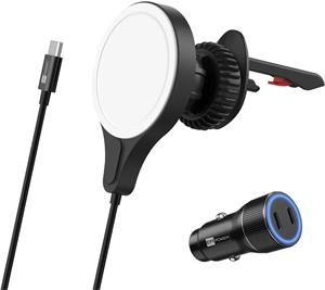 ERPOWER, Bundle Autonabíjačka 15W s MagSafe + 40W adaptér, čierny