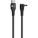 ERPOWER, kábel SINGLE COBRA USB-C na USB-C 1,5m, PD 100W, čierny