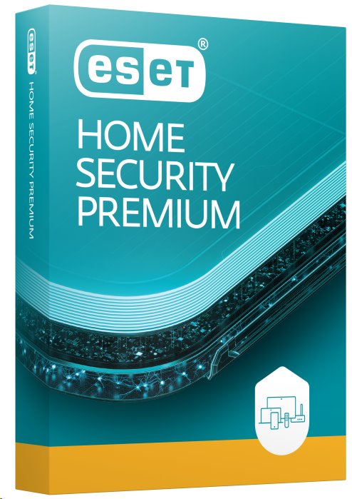 ESET HOME Security Premium - krab. licencia pre 3 zariadenia na 1 rok