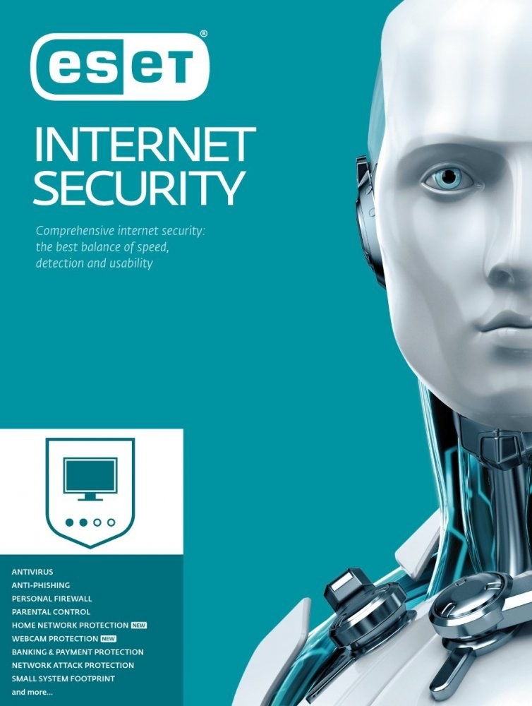 ESET Internet Security - krab. licencia pre 1 PC na 2 roky