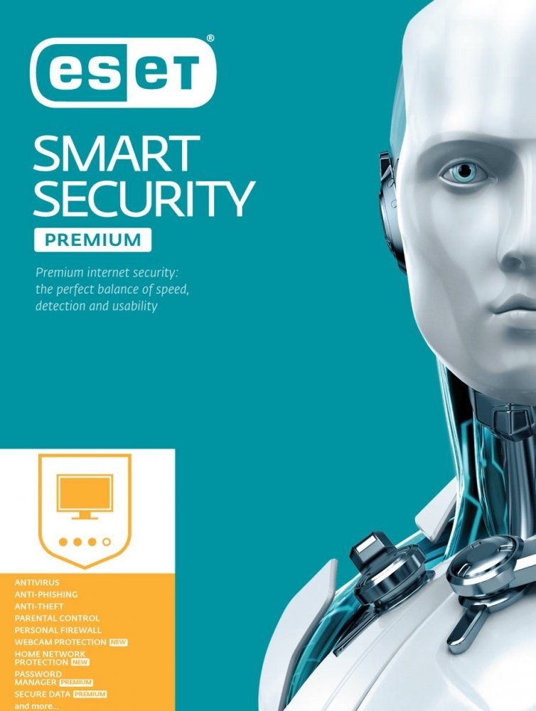 ESET Smart Security Premium- krab. licencia pre 1 PC na 2 roky