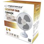 Esperanza Chinook EHF003WE, stolný ventilátor, 30 cm