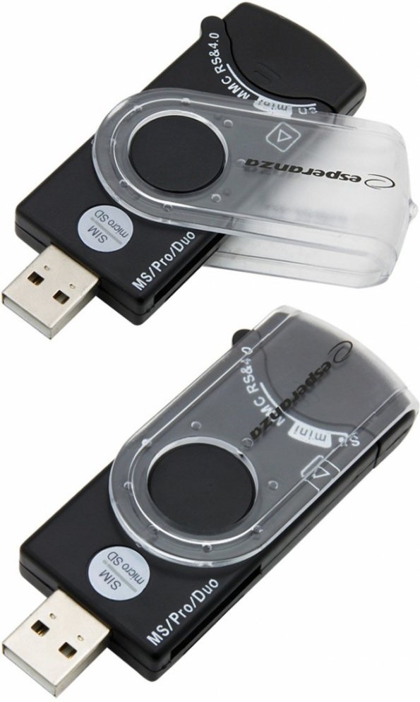 Esperanza EA118 Čítačka kariet All-in-One USB 2.0