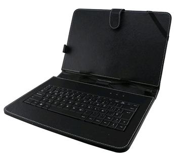 Esperanza EK125 MADERA klávesnica+puzdro pre tablet 10.1'',USB, eko koža, čierne