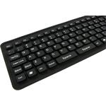 Esperanza EK126K silikónová klávesnica, vodotesná, US layout, USB/OTG, čierna