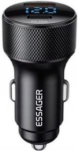 Essager autonabíjačka s digitálnym displejom PD3.0 + QC3.0, 45W