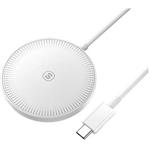 Essager magnetická bezdrôtová nabíjačka, 15W, biela