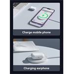 Essager magnetická bezdrôtová nabíjačka, 15W, biela