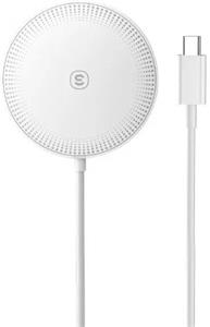 Essager magnetická bezdrôtová nabíjačka, 15W, biela