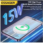 Essager magnetická bezdrôtová nabíjačka, 15W, čierna