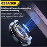 Essager magnetická bezdrôtová nabíjačka, 15W, čierna