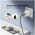 Essager magnetická bezdrôtová nabíjačka Qi2, 15W, biela