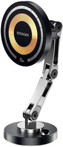 Essager magnetický držiak do auta s bezdrôtovým nabíjaním, 15W, čierny