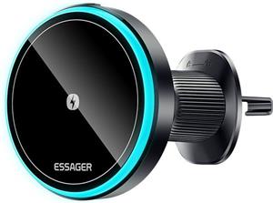 Essager magnetický držiak do auta s bezdrôtovým nabíjaním, 15W