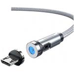 Essager magnetický kábel USB-A na Micro USB, 2.4A, 2m