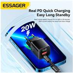 Essager nabíjačka, 20W, GaN, USB-C + USB-A