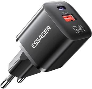 Essager nabíjačka, 20W, GaN, USB-C + USB-A