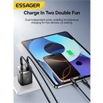 Essager nabíjačka, 33W, GaN, USB-C + USB-A