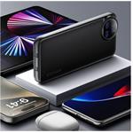 Essager powerbanka s digitálnym displejom a integrovaným káblom, 20000mAh, 22,5W, čierna