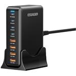 Essager stolová nabíjačka, 320W, GaN, 4xUSB-C + 4xUSB-A