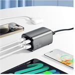 Essager stolová nabíjačka, 67W, GaN, 2xUSB-C + 2xUSB-A