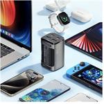 Essager stolová nabíjačka, 67W, GaN, 2xUSB-C + 2xUSB-A