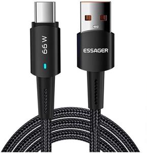 Essager Sunset kábel USB-C na USB-A 2.0 6A, 66W, 1m
