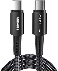 Essager Sunset kábel USB-C na USB-C 2.0 3A, 60W, 2m