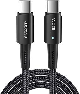 Essager Sunset kábel USB-C na USB-C 2.0 5A, 100W, 2m