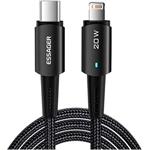 Essager Sunset, nabíjací kábel USB-C na Lightning 2.0 5A, 20W, 2m