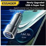 Essager super rýchla autonabíjačka, USB-A/USB-C, 89W