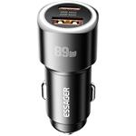 Essager super rýchla autonabíjačka, USB-A/USB-C, 89W