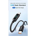 Essager Vast Stars, nabíjací kábel, USB-C/USB-C 2.0 5A, 100W, 2m