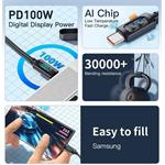 Essager Vast Stars, nabíjací kábel, USB-C/USB-C 2.0 5A, 100W, 2m