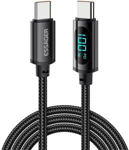 Essager Vast Stars, nabíjací kábel, USB-C/USB-C 2.0 5A, 100W, 2m