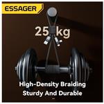 Essager William kábel USB-A na USB-C/Lightning, 3A, 2m
